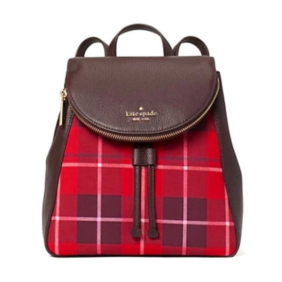 Kate Spade New York Leila Medium Flap Leather Backpack